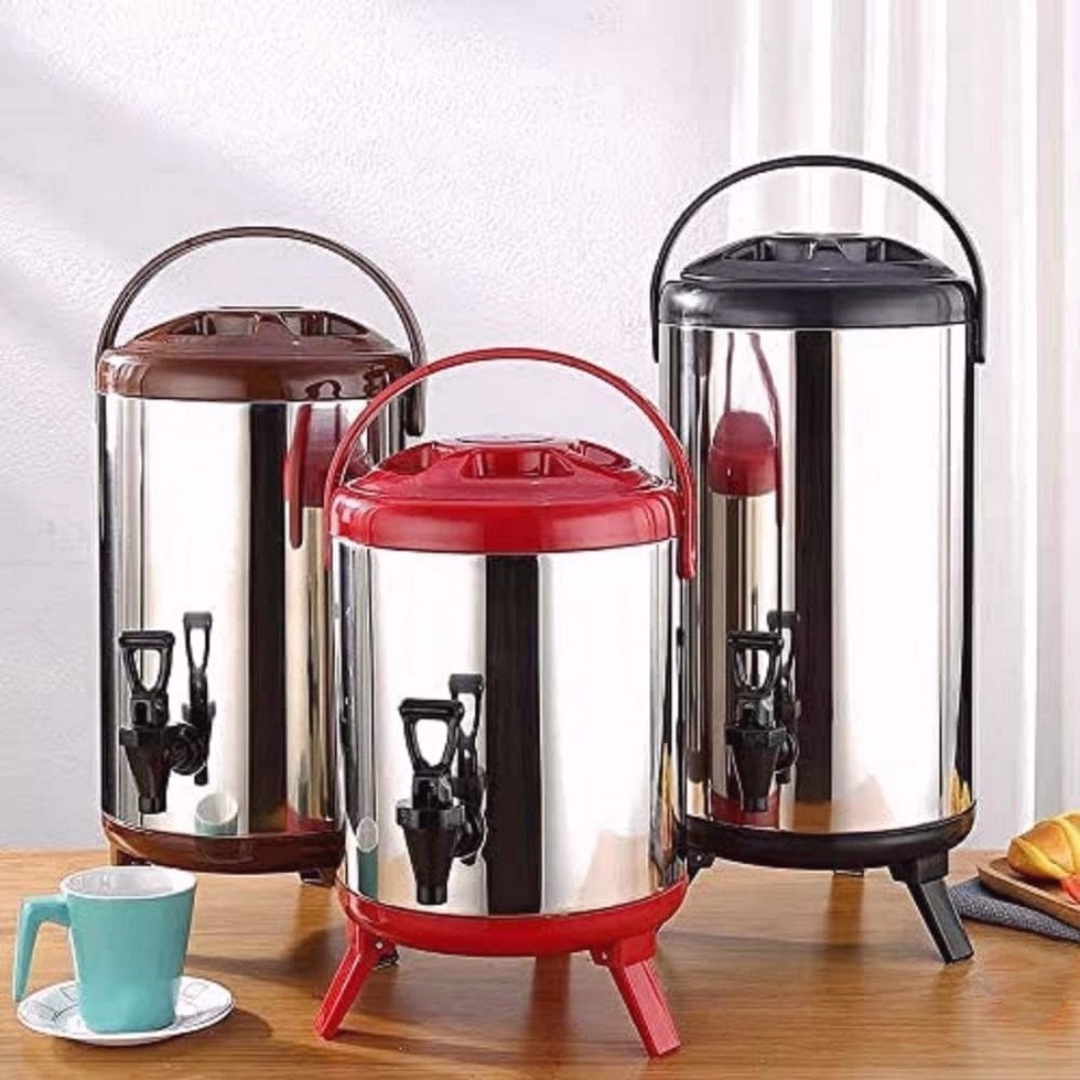 8L/10L/12L 保温ポット 保温ジャグ 卓上断熱バレル 大静電容量 二重層 温水蒸気ガマ 魔法瓶 熱っぽい 冷ややかさ二重不成立 市乳お茶保温井戸釣瓶 商業主義向け 大静電容量 清涼飲料水 お湯 市乳 市乳お茶豆乳用 断熱バレル