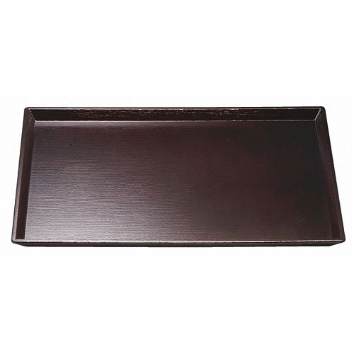 尺4 清流長手木目盆 溜 A 業務用 飲食店