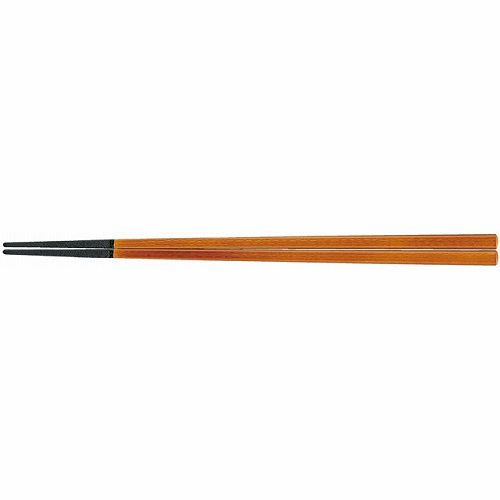 22.5cm 四角木目箸 春慶（2回塗） PBT 業務用 飲食店