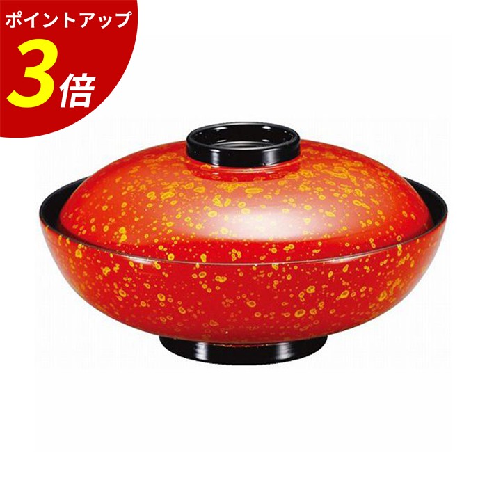 【P3倍★SALE期間限定】4.5寸 丸駒椀 朱津軽 TA 業務用 飲食店|ファミリースタイル2