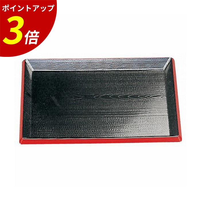 【P3倍★SALE期間限定】尺5 利休盆 黒天朱SL A 業務用 飲食店｜ファミリースタイル２ 14,630円