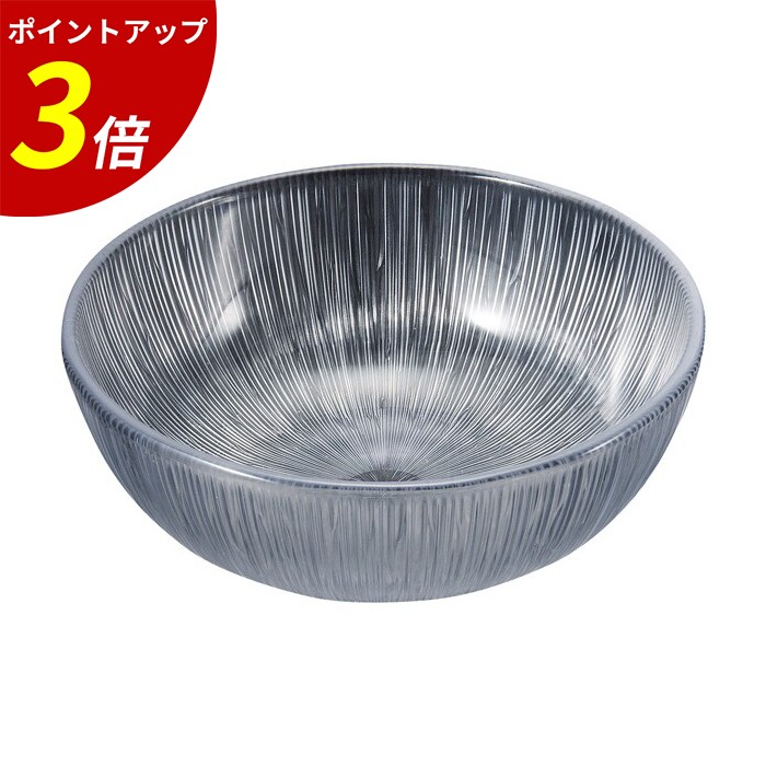 【P3倍★SALE期間限定】21cm（T）スコールカット深鉢 内クリヤ－ そうめん　うどん　そば　冷麺　割れない食器 業務用 飲食店