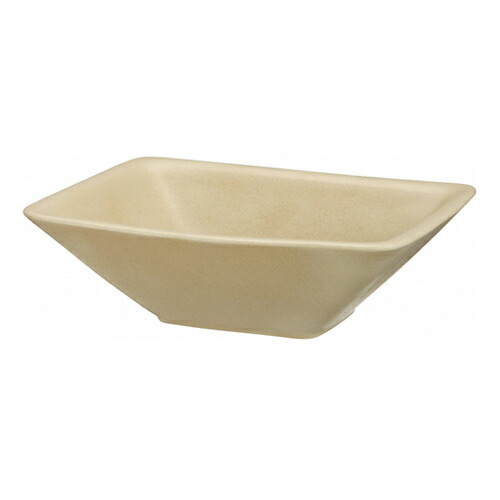 【送料無料】 立水栓用陶芸ポット　カレ　シャンパンベージュ ※※ ユニソン 陶器 水受け 水鉢 ※※｜ファミリー庭園ネットショップ