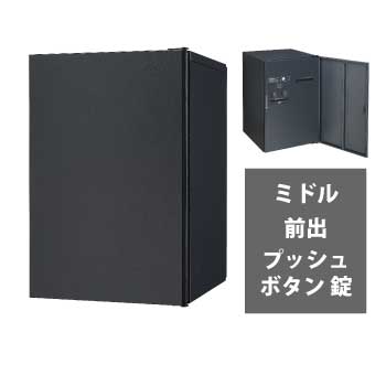 【日時指定可】宅配BOXコンボ フラット ミドル前出 プッシュボタン錠(扉:鋳鉄ブラック) CTN4120 ※※ パナソニック CTN4120RTBF CTN4120LTBF 宅配ボックス モダン 宅配 戸建 リフォーム 化粧扉 ※※|郵便受けポスト表札ファミリー庭園