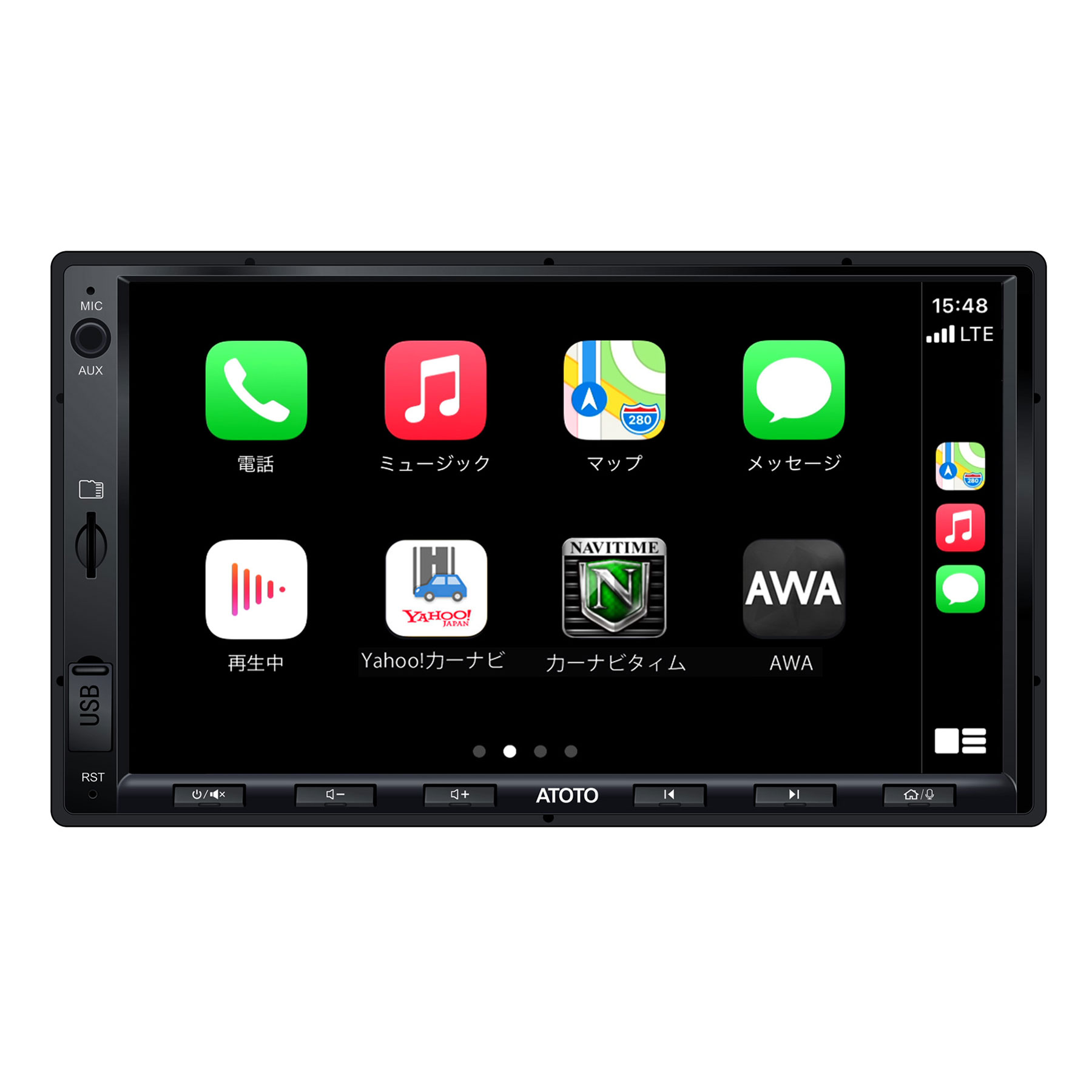 楽天市場】【ATOTO公式 S8Lite S8G2113LT 10.1インチ】atoto s8 最新型カーナビ タッチスクリーン ヘッドユニット  ダブルディン ナビ 10inch 車載カーナビ ナビゲーション カープレイ 大画面 Bluetooth android カーナビゲーション  ナビゲーション atoto s8 pro カーナビ ...