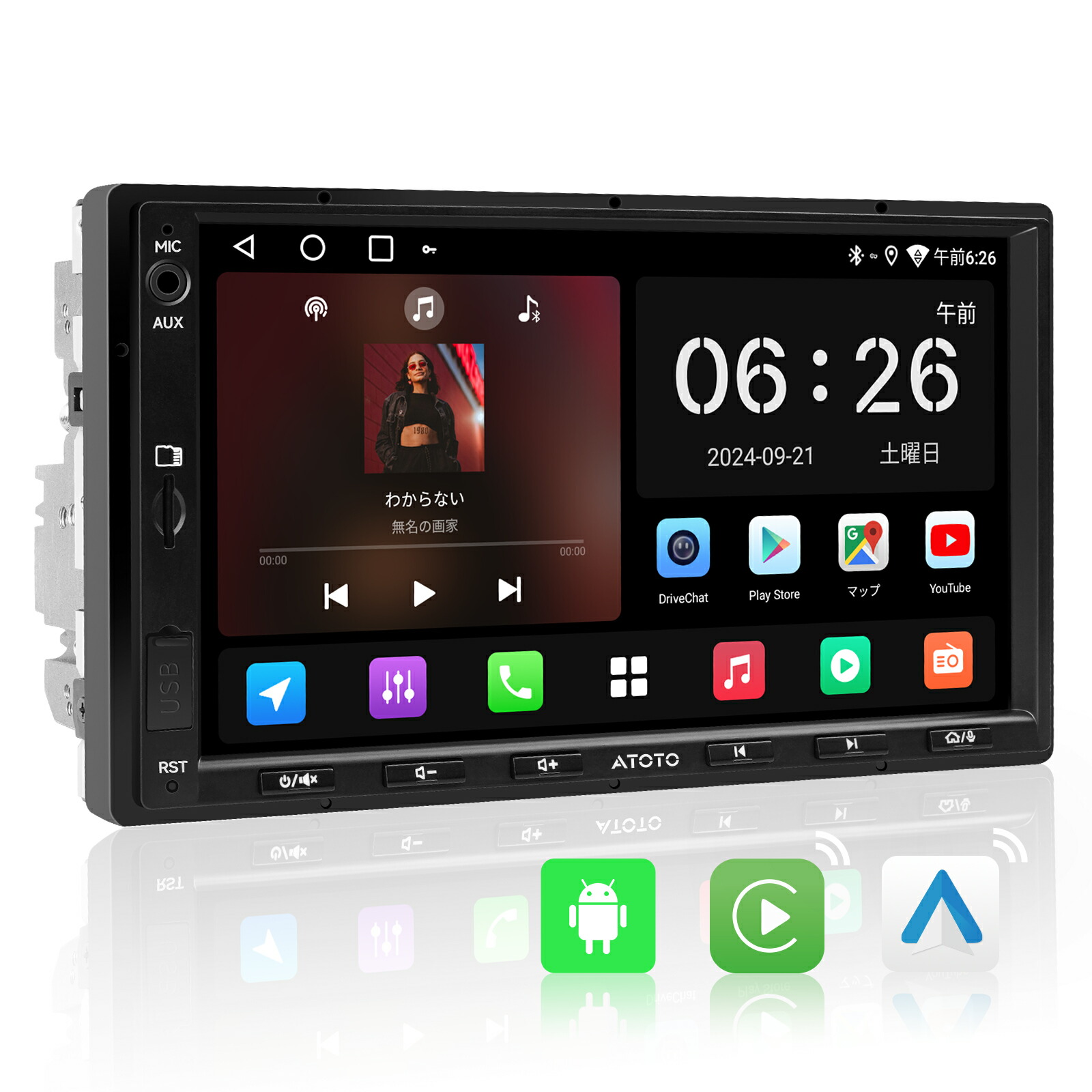 カーナビ ATOTO CB6B-J 8GB 128GB AI BOX 楽天市場】【ATOTO公式CB6B-J-BKワイヤレス CarPlay Android Auto AI