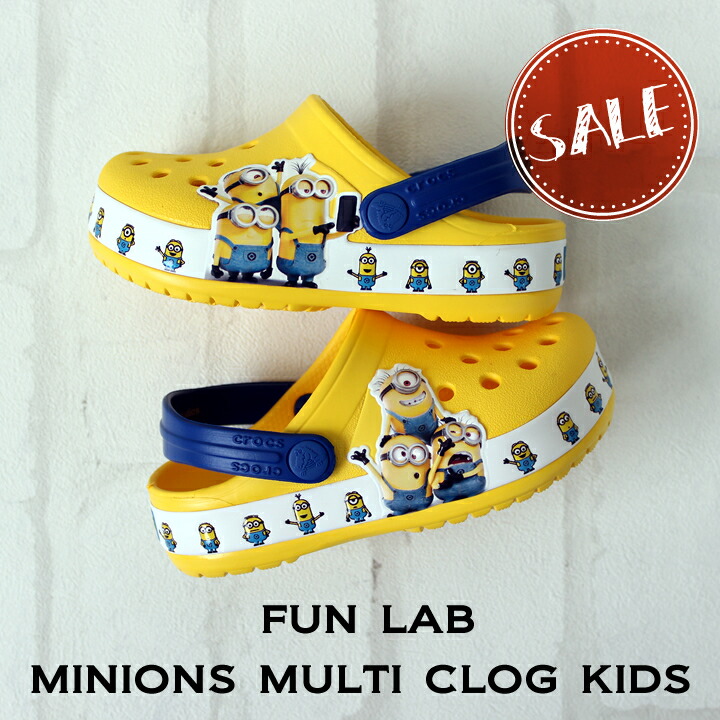 crocs fun lab minions