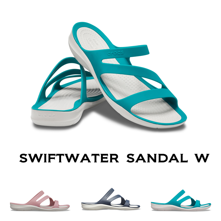 【クロックス crocs レディース】swiftwater sandal/スウィフトウォーター サンダル ウィメン/オフィス 事務