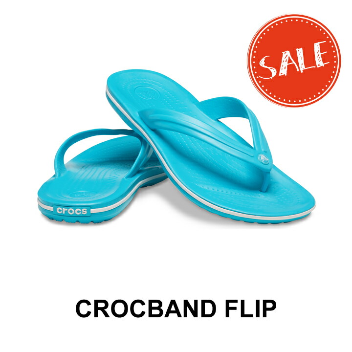 クロックス Crocs メンズ レディース Crocband Flip クロック三尺 フリップ デジタルアクア Oacptoday Org