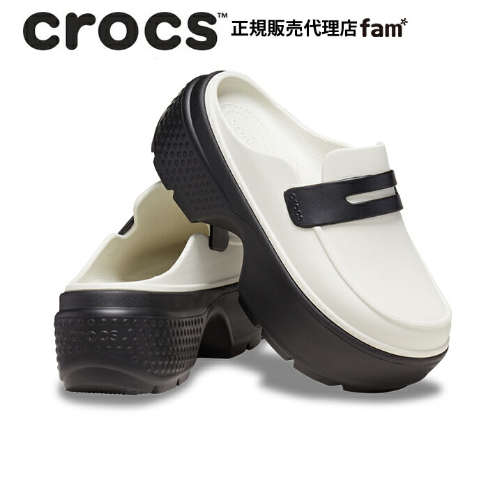 はるさま専用 楽天市場】crocs STOMP LOAFER LINEN BLACK 209937-1hr