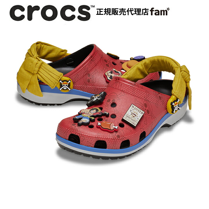 クロックス crocs【メンズ レディース サンダル】One Piece Luffy Classic Clog/ONE PIECE「ルフィ」クラシック クロッグ/212125-90H画像