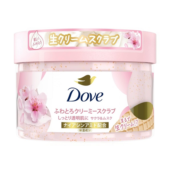 楽天市場】ダヴ ボディスクラブ チェリー＆アプリコットミルク 角質
