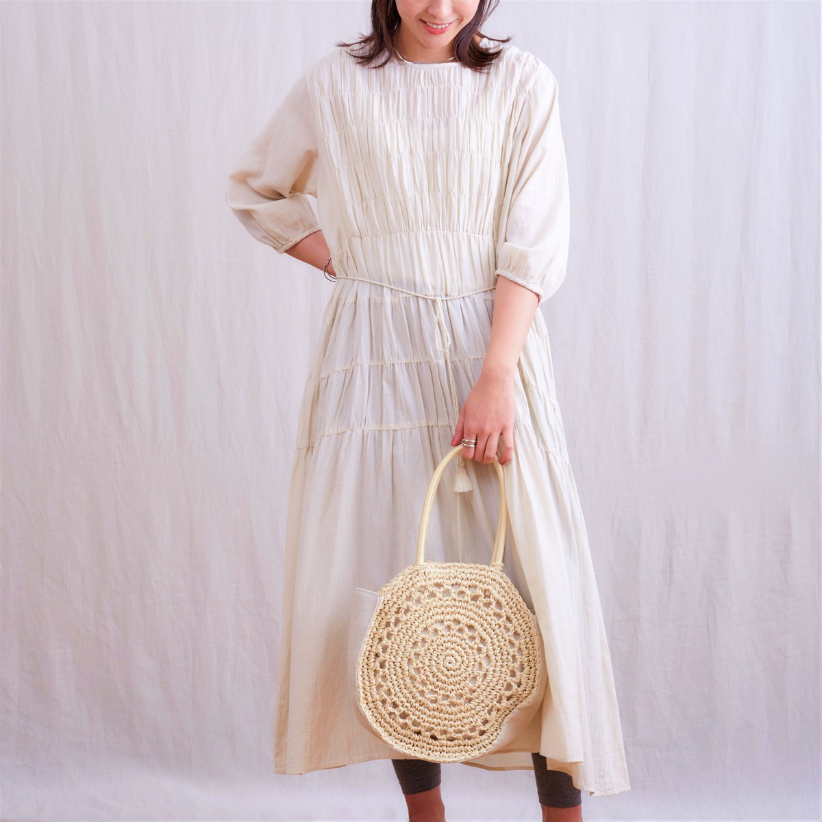 最安値挑戦 楽天市場 10 Offクーポン配布中 シャーリングワンピース レディース ワンピース フェミニン エレガント ナチュラル シャーリング パフスリーブ Fanaka 国内配送 Alfalamanki Com