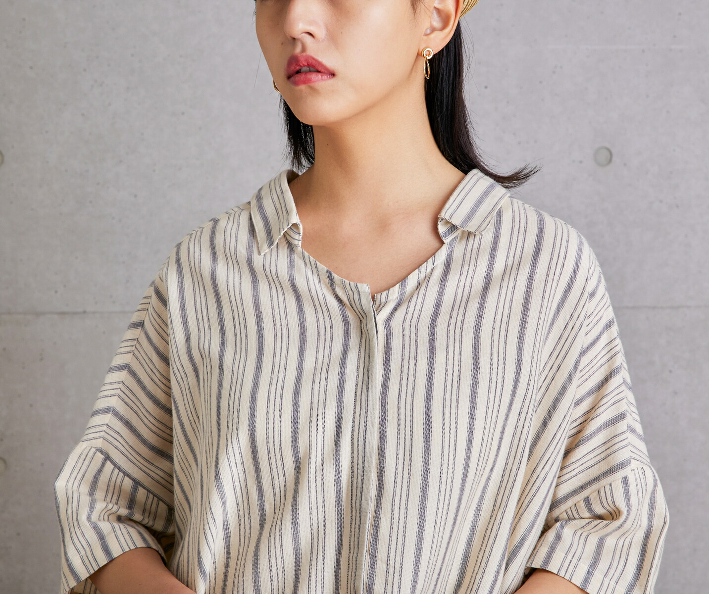 Sale 36 Off 10 Offクーポン配布中 ストライプブラウス レディース 春夏 ブラウス ストライプ ナチュラル カジュアル シンプル フリーサイズ 半袖 Korkmazmauritius Com