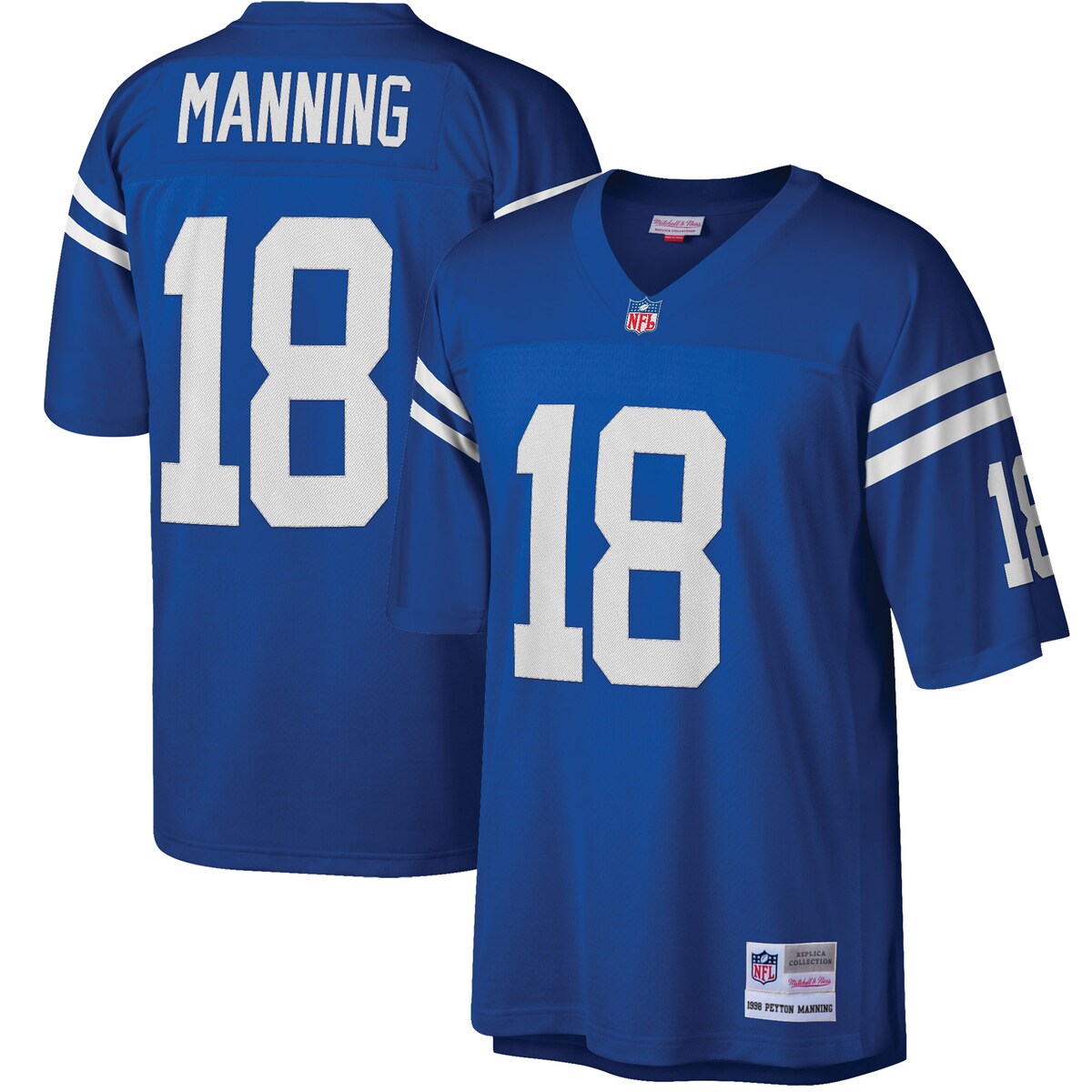 【公式グッズ】NFL コルツ ペイトン・マニング レプリカ ユニフォーム （大きいサイズ） Mitchell & Ness/ミッチェル＆ネス メンズ ロイヤル (Men's MNC B&T Legacy Retired Player Jersey)｜Fanatics公式ストア 店