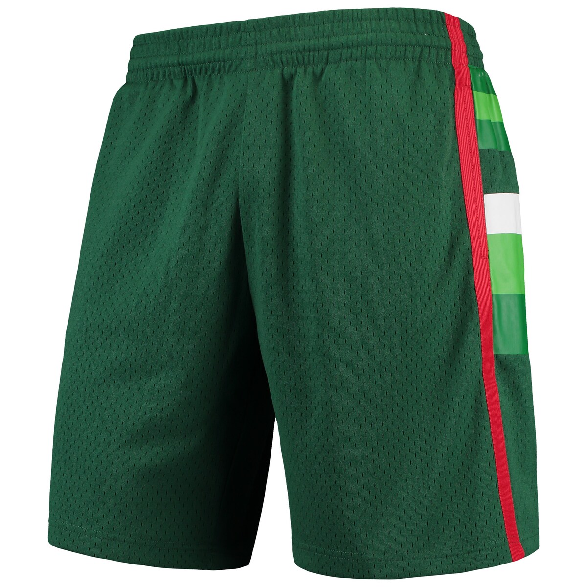 【公式グッズ】NBA バックス カジュアル ショーツ Mitchell & Ness/ミッチェル＆ネス メンズ グリーン (Mens MNC HWC Swingman Shorts)