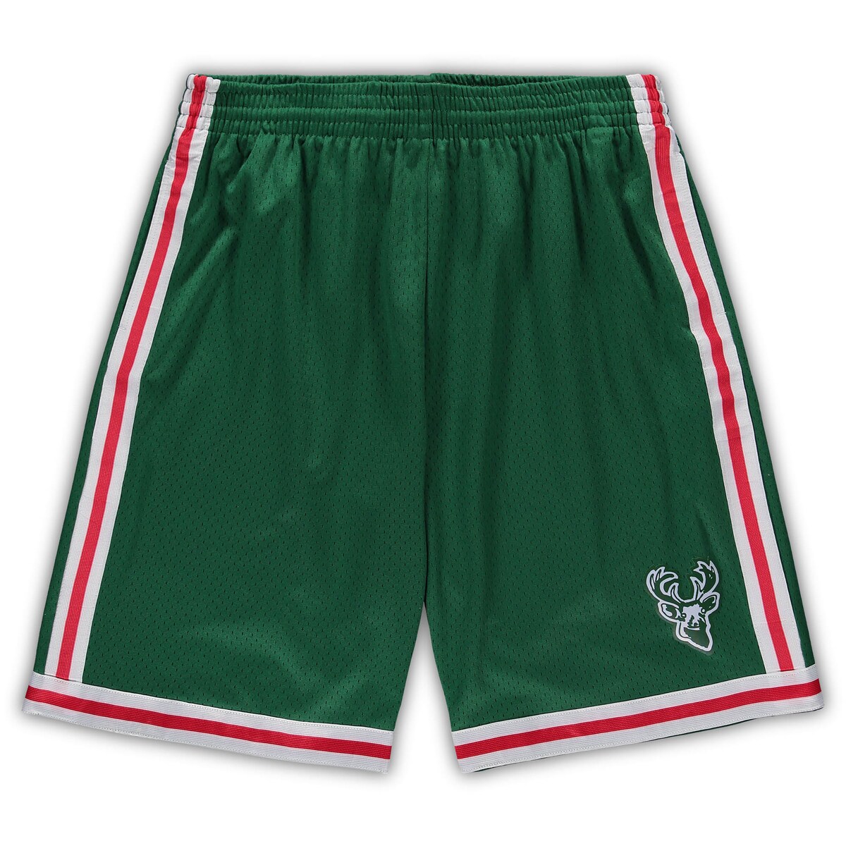 【公式グッズ】NBA バックス カジュアル ショーツ （大きいサイズ） Mitchell & Ness/ミッチェル＆ネス メンズ グリーン (Mens PRF Hardwood Classics B&T Swingman Shorts)