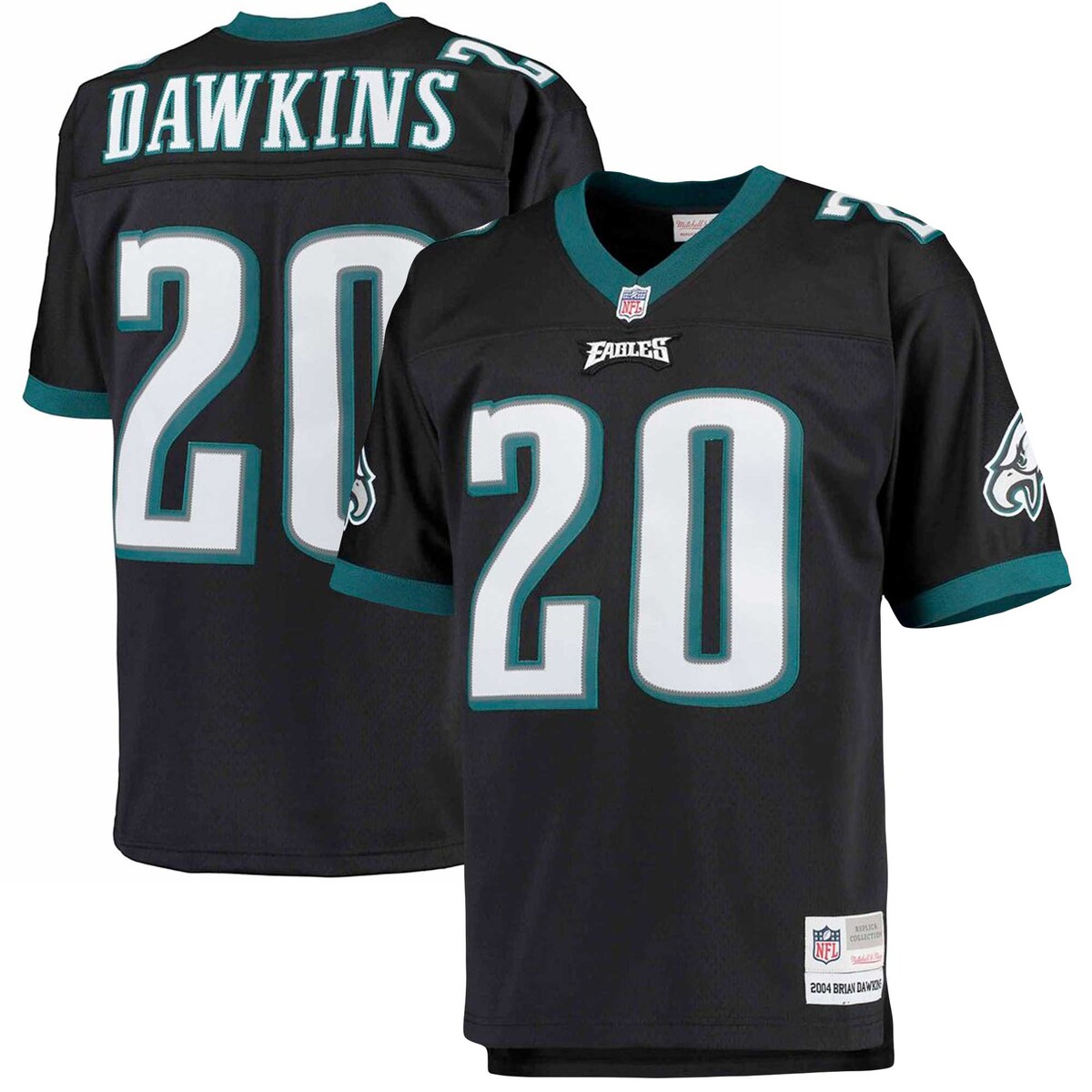 【公式グッズ】NFL イーグルス ブライアン・ドーキンス レプリカ ユニフォーム （大きいサイズ） Mitchell & Ness/ミッチェル＆ネス メンズ ブラック (Men's MNC B&T Legacy Retired Player Jersey)