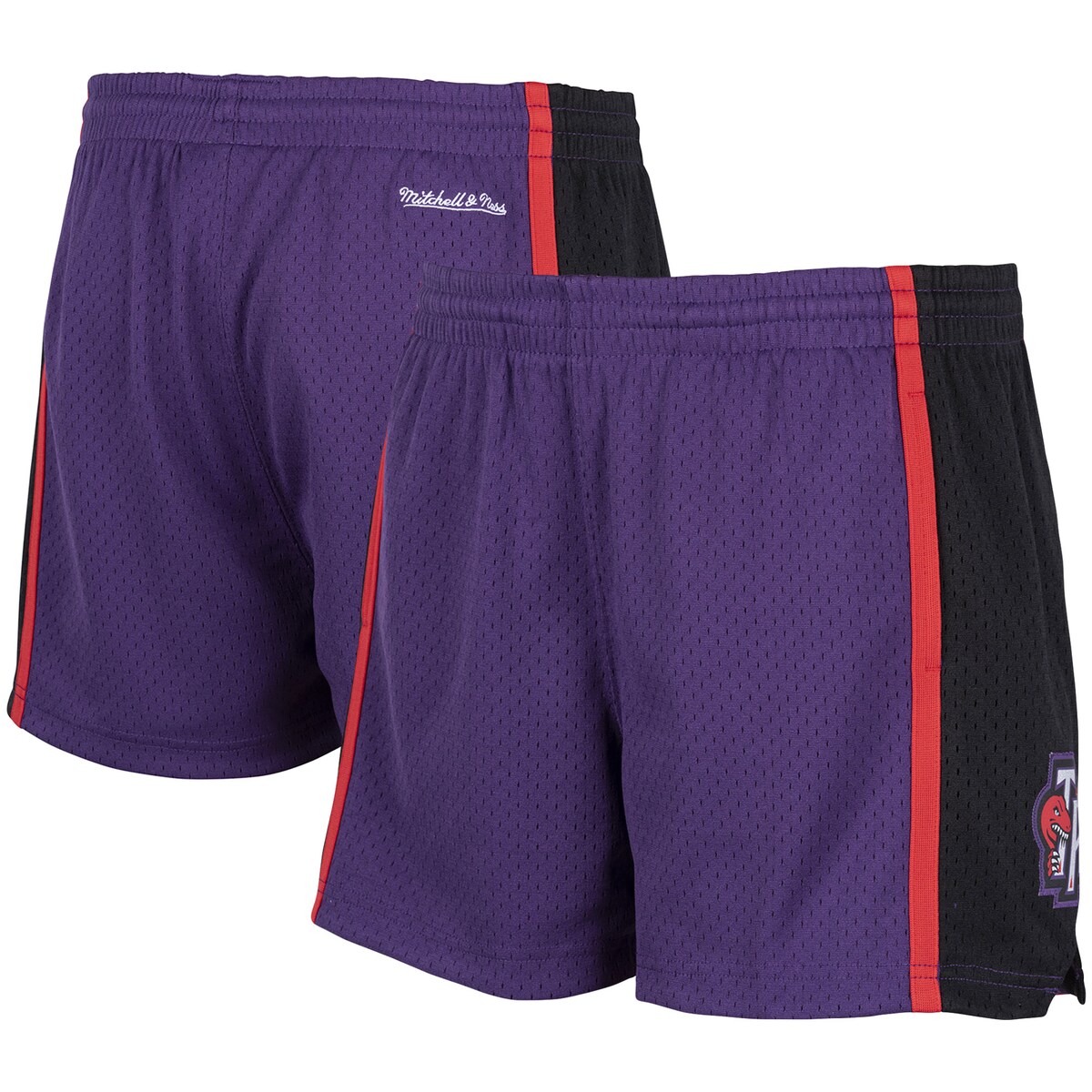 【公式グッズ】NBA ラプターズ カジュアル ショーツ Mitchell & Ness/ミッチェル＆ネス レディース パープル (Womens MNC Jump Shot Short)