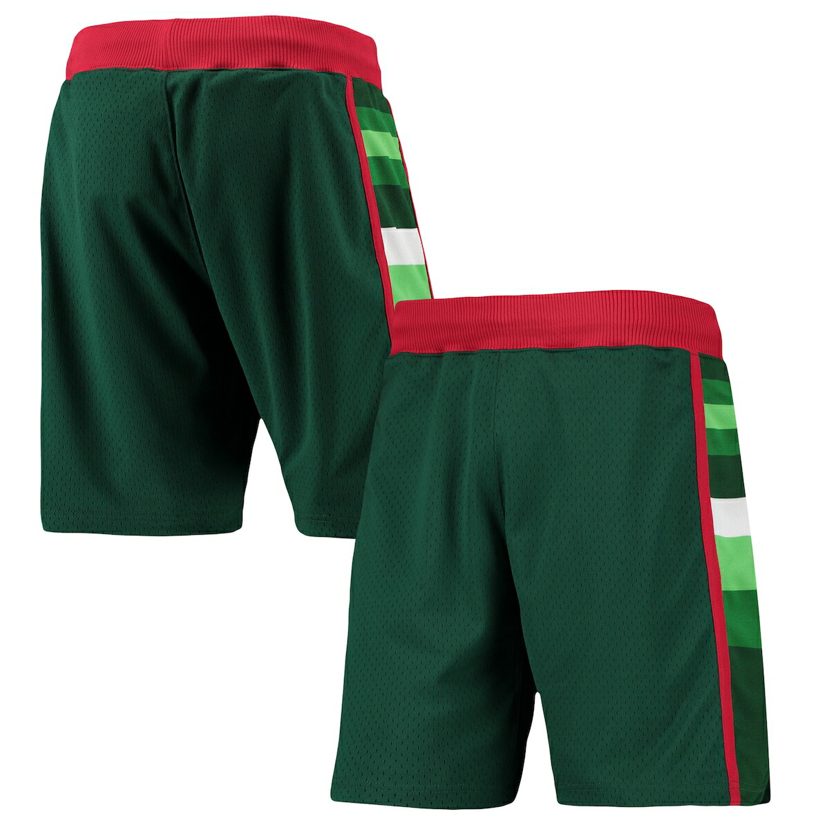 【公式グッズ】NBA バックス カジュアル ショーツ Mitchell & Ness/ミッチェル＆ネス メンズ グリーン (Mens MNC HWC Authentic Short)