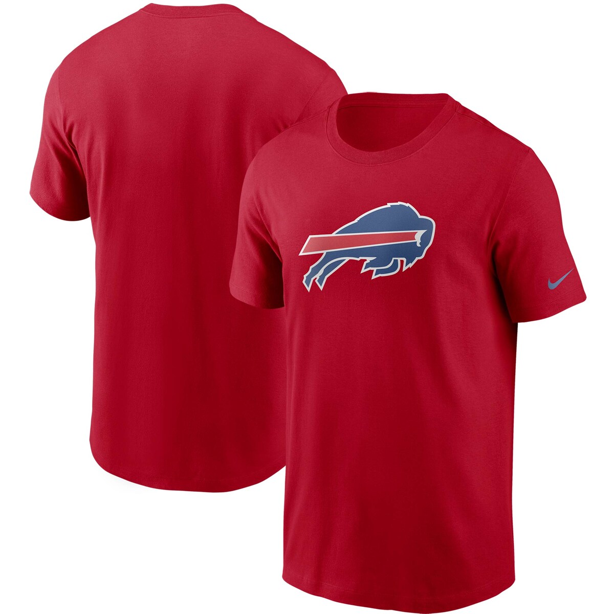 【公式グッズ】NFL ビルズ Tシャツ Nike/ナイキ メンズ レッド (Mens Fan Gear Primary Logo SST)