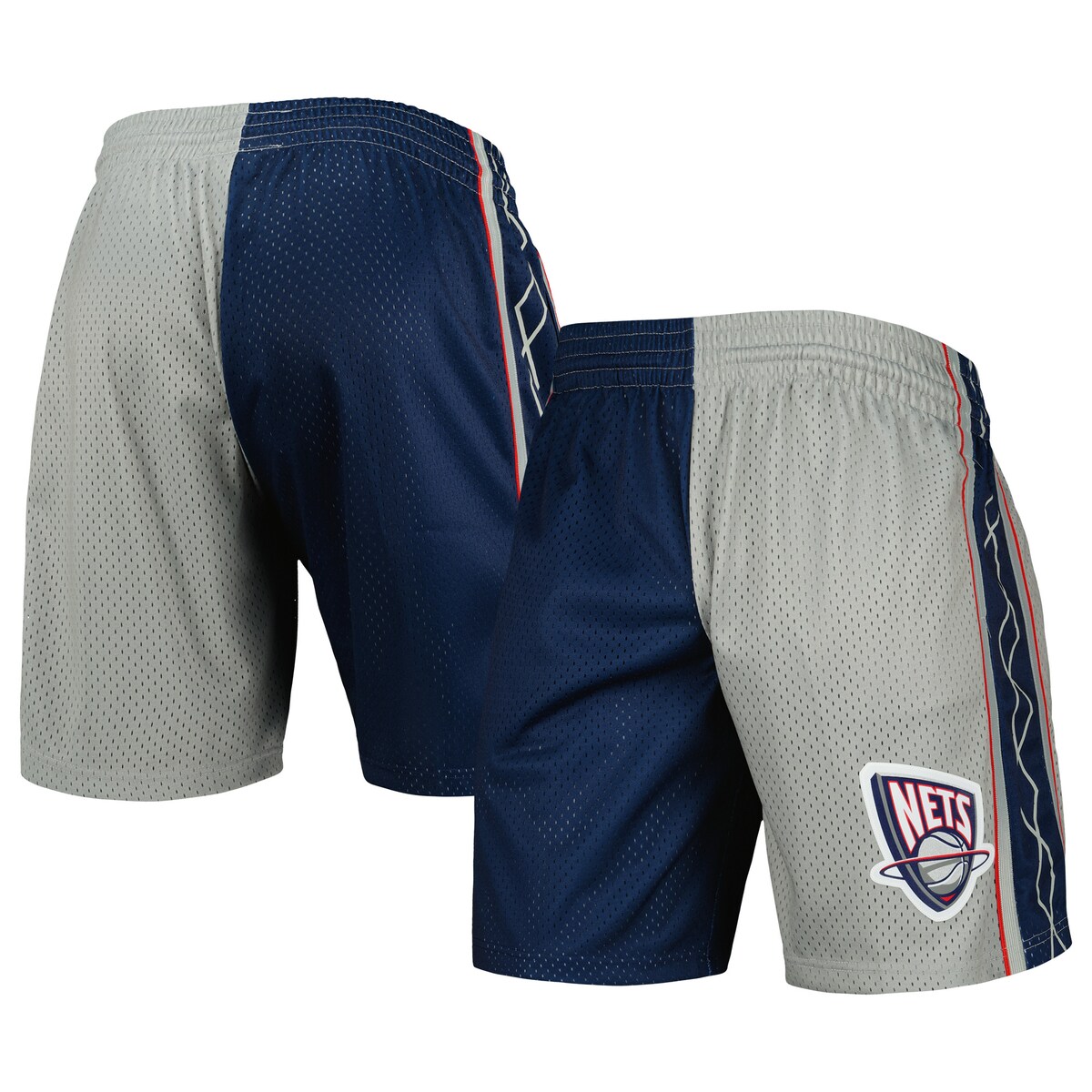 【公式グッズ】NBA ネッツ カジュアル ショーツ Mitchell & Ness/ミッチェル&ネス メンズ ネイビー (Mens MNC HWC Split Swingman Shorts)|Fanatics公式ストア 店
