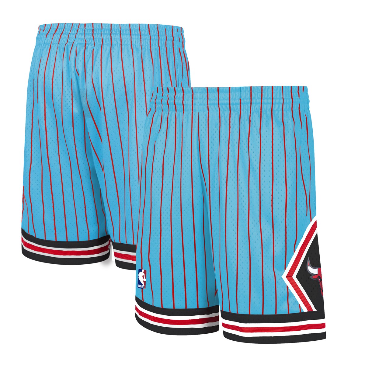 【公式グッズ】NBA ブルズ カジュアル ショーツ Mitchell & Ness/ミッチェル＆ネス メンズ ブルー (Mens MNC Reload HWC Swingman Short)