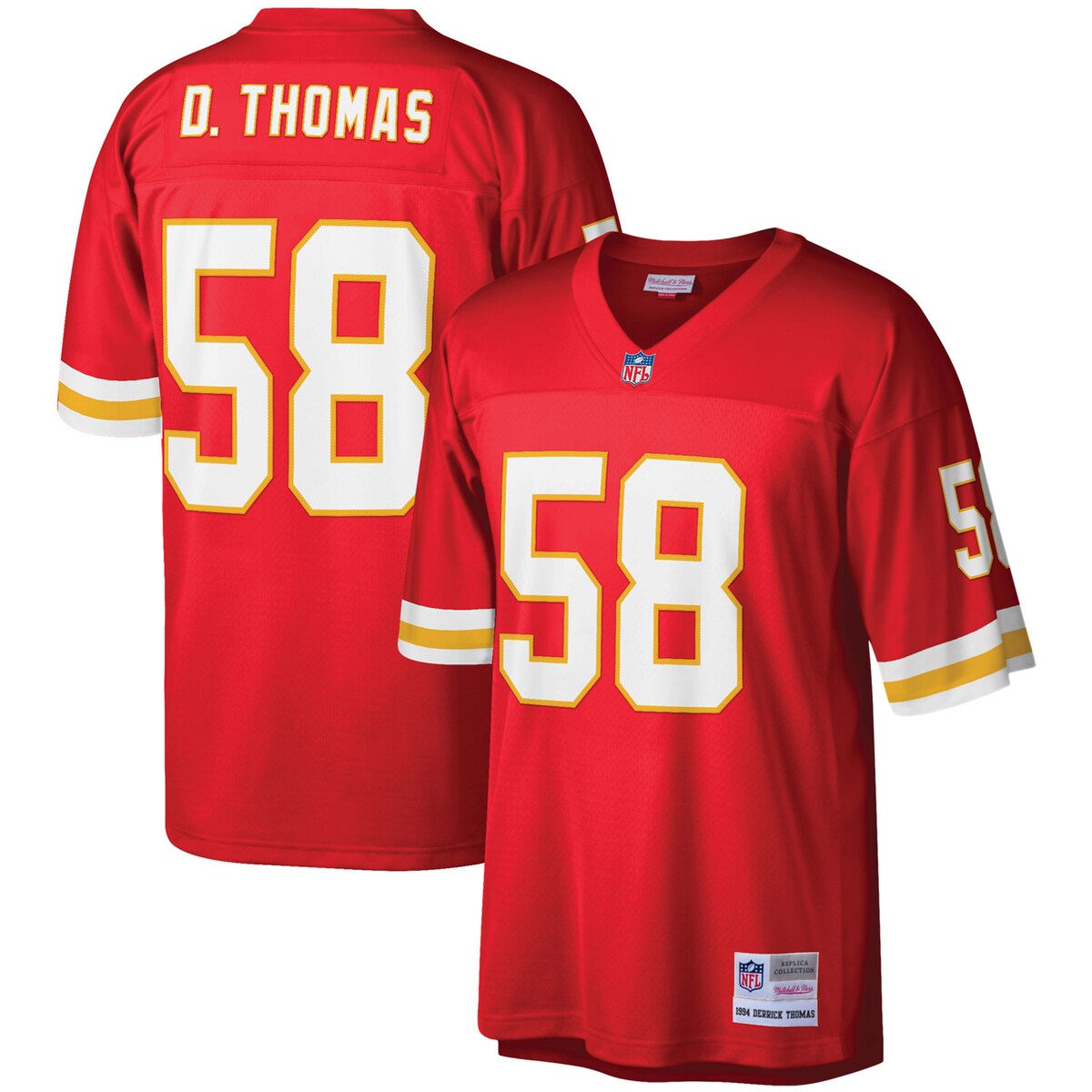【公式グッズ】NFL チーフス デリック・トーマス レプリカ ユニフォーム Mitchell & Ness/ミッチェル＆ネス メンズ レッド (Men's MNC Legacy Replica Jersey) 27,098円
