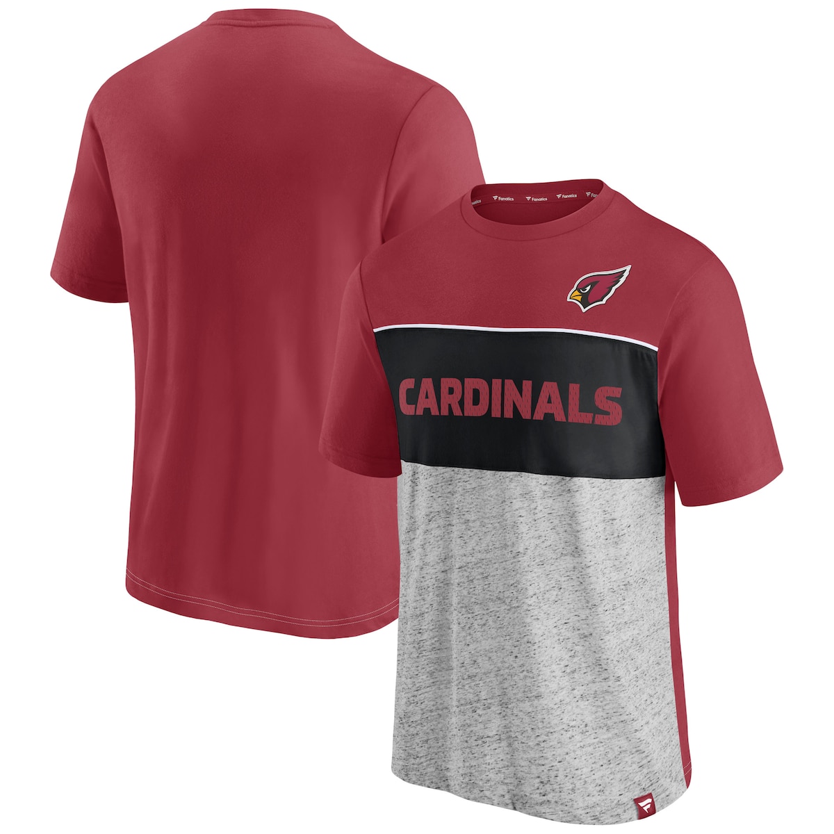 【公式グッズ】NFL カーディナルス Tシャツ Fanatics/ファナティクス メンズ カージナルレッド (21 Mens Biblend Colorblock SST)
