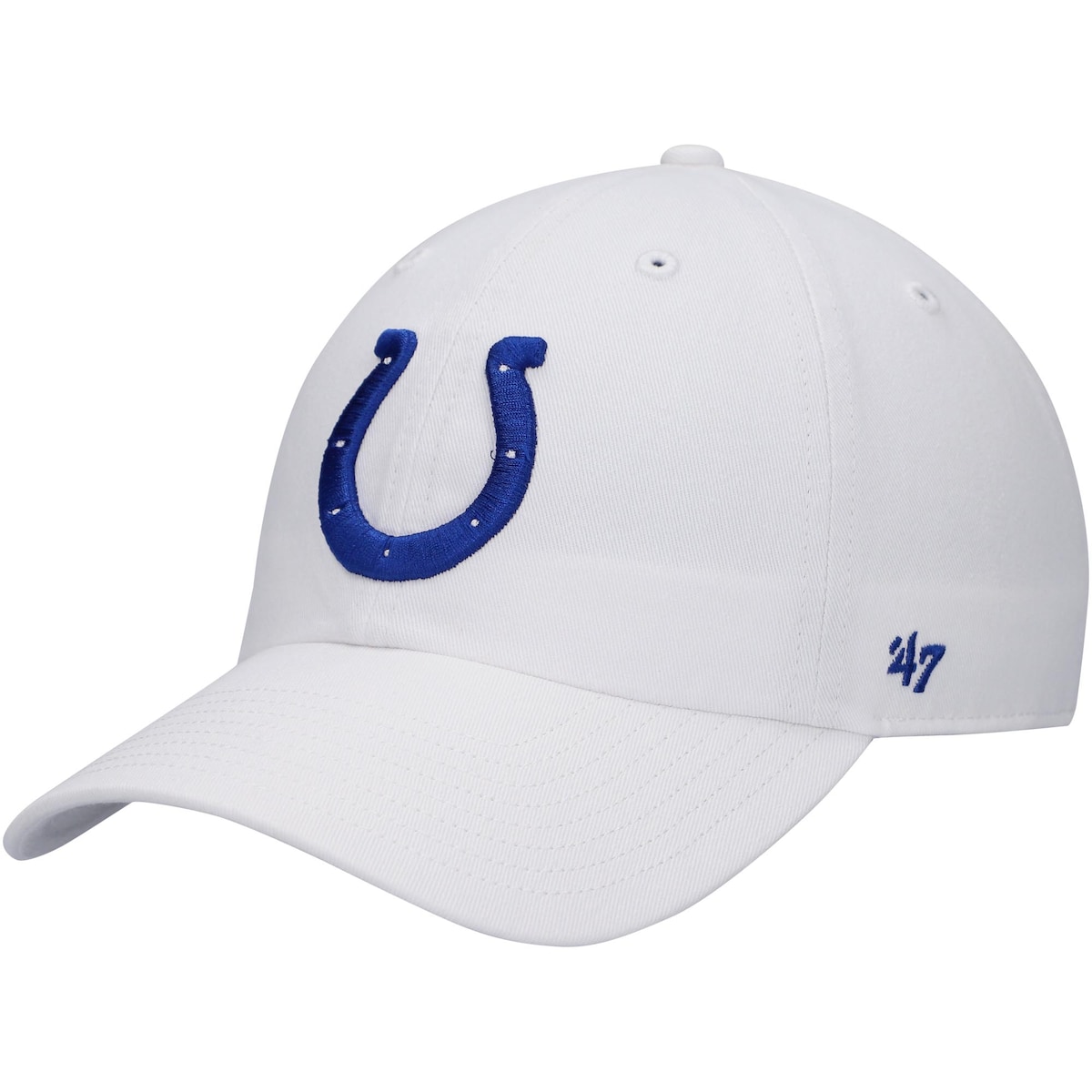 【公式グッズ】NFL コルツ アジャスタブル キャップ '47 /フォーティーセブン メンズ ホワイト (NFL Clean Up White)｜Fanatics公式ストア 店