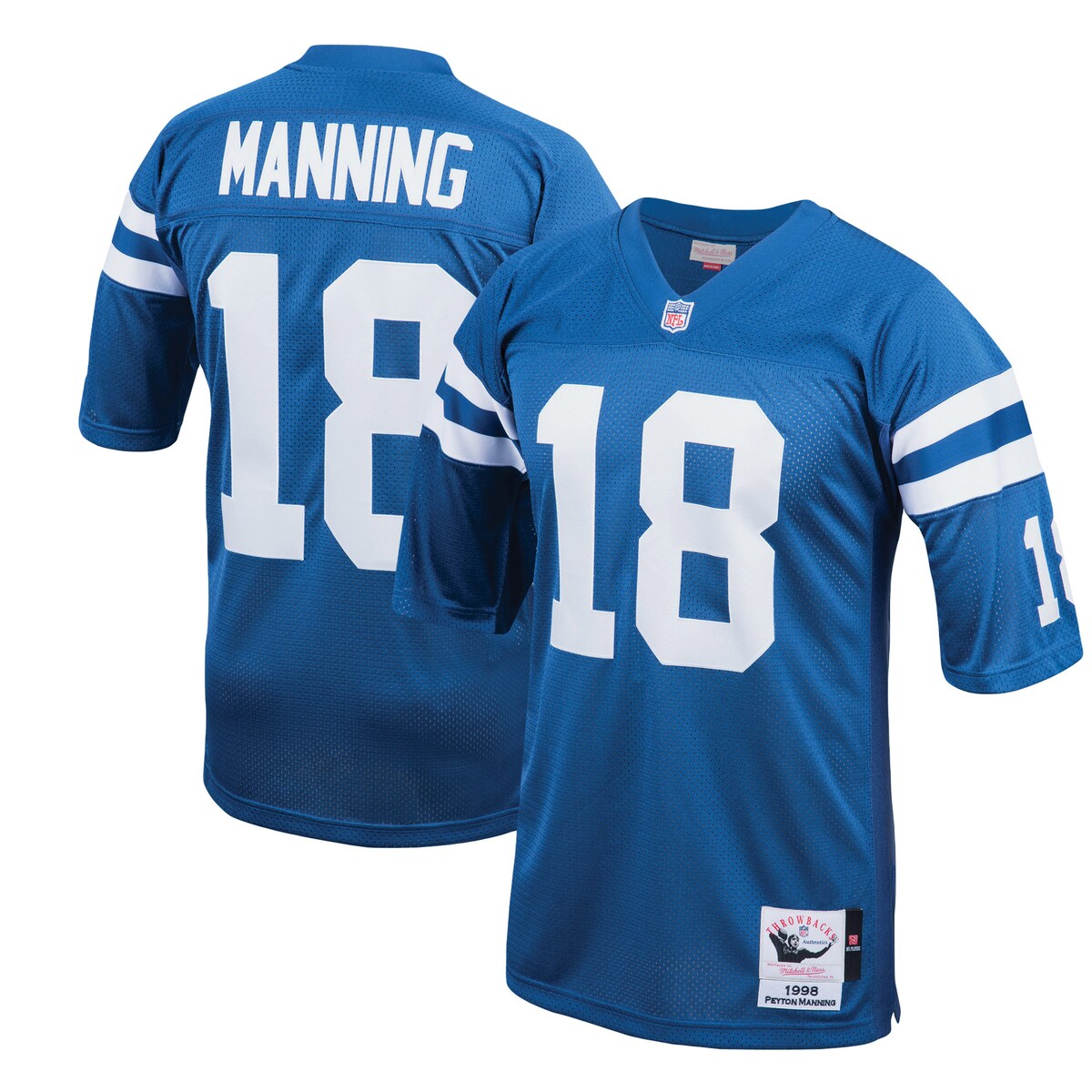 【公式グッズ】NFL コルツ ペイトン・マニング オーセンティック ユニフォーム Mitchell & Ness/ミッチェル＆ネス メンズ ロイヤル (Men's MNC Authentic Jersey) 36,906円