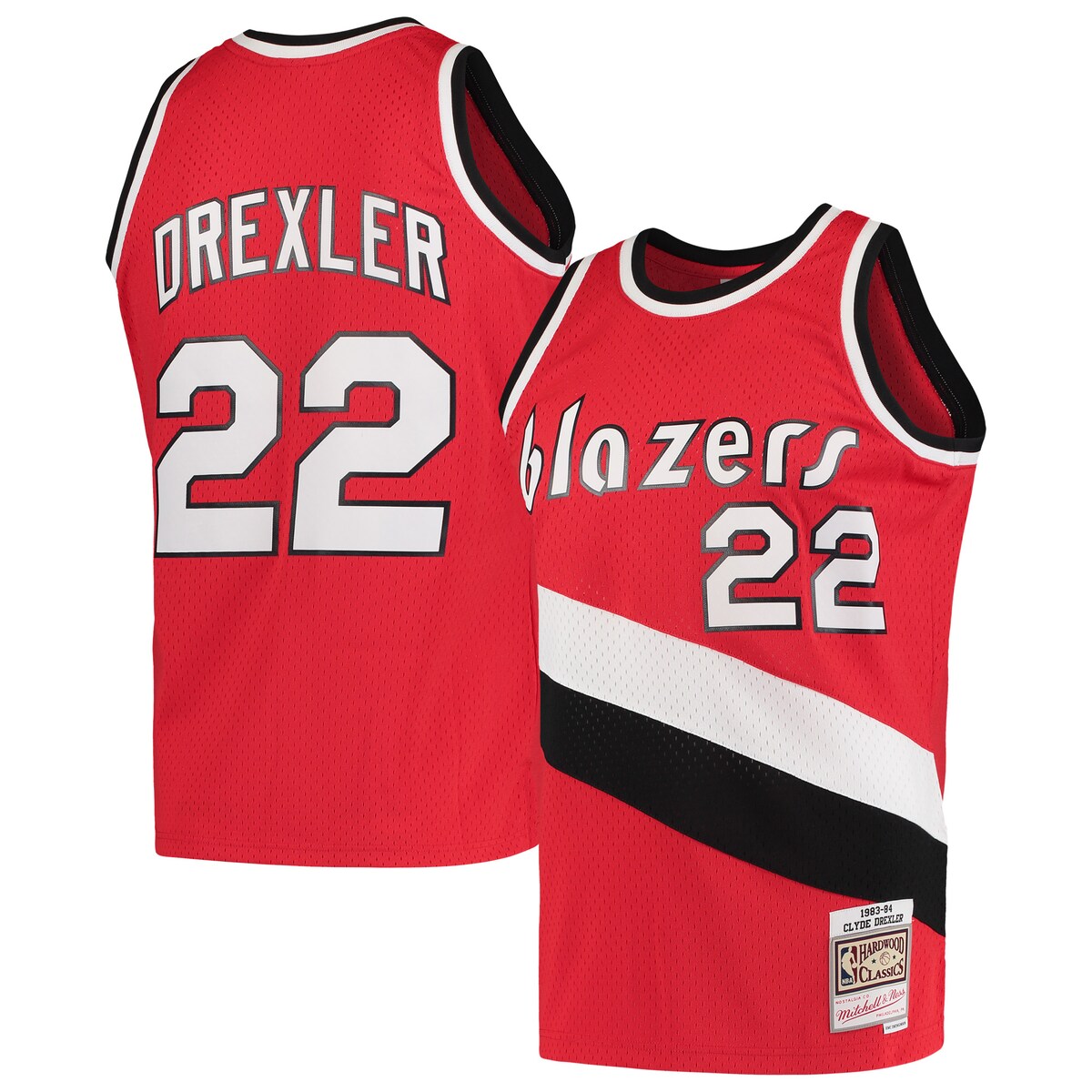【公式グッズ】NBA トレイルブレイザーズ クライド・ドレクスラー ユニフォーム Mitchell & Ness(ミッチェル&ネス) メンズ レッド (MNC NBA HWC Mens Swingman Jersey)|Fanatics公式ストア 店