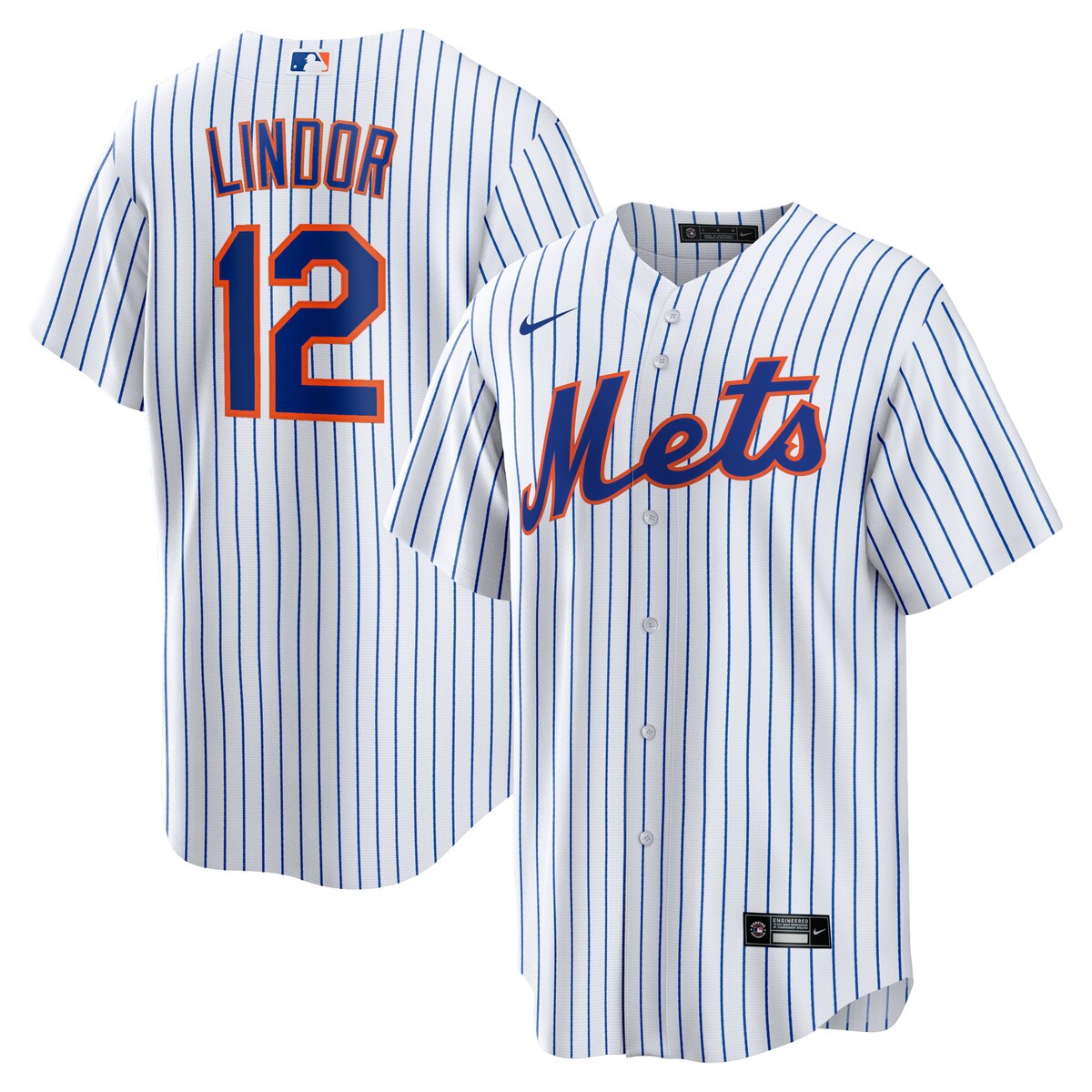 【公式グッズ】MLB メッツ フランシスコ・リンドーア レプリカ ユニフォーム Nike/ナイキ メンズ ホワイト (Men's MLB Nike Official Replica Player Jersey)