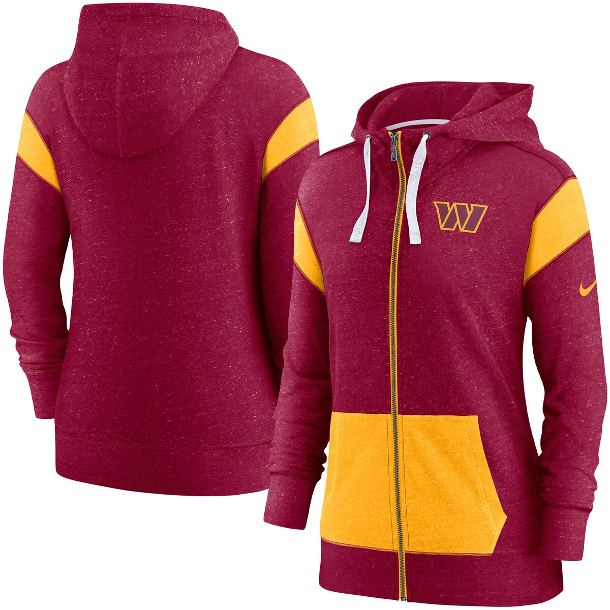 【公式グッズ】NFL コマンダーズ フルジップアップ パーカー Nike/ナイキ レディース バーガンディ (22 Women's Monaco Full Zip Hood)｜Fanatics公式ストア 店