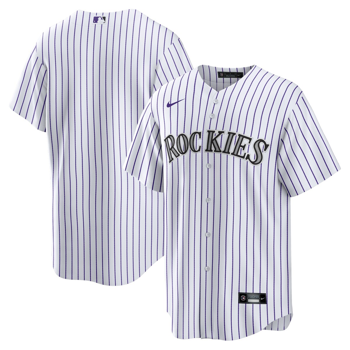 【公式グッズ】MLB ロッキーズ レプリカ ユニフォーム Nike/ナイキ メンズ ホワイト (MLB Men's Nike Replica Team Blanks - NTP)
