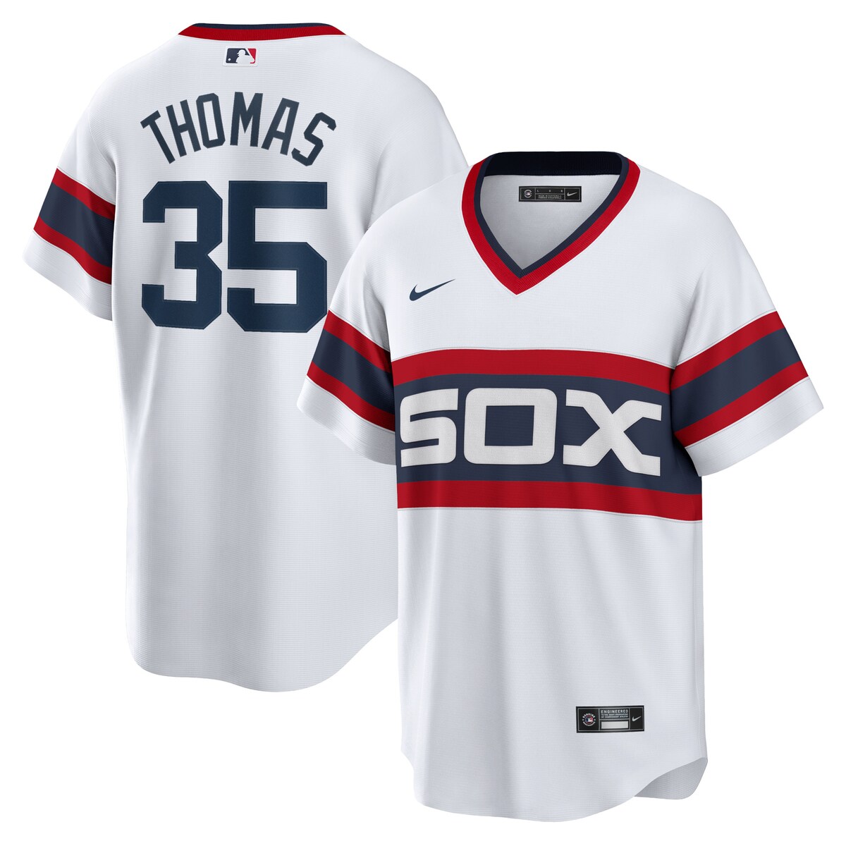 【公式グッズ】MLB ホワイトソックス フランク・トーマス 復刻ユニフォーム Nike/ナイキ メンズ ホワイト (MLB Nike Men's Official Cooperstown Player Jersey) 19,739円