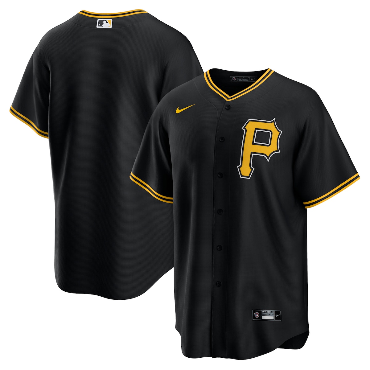 【公式グッズ】MLB パイレーツ レプリカ ユニフォーム Nike/ナイキ メンズ ブラック (Men's Nike Replica Team Jersey)