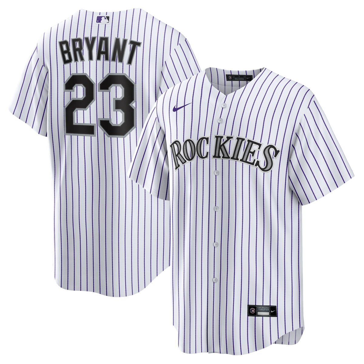 【公式グッズ】MLB ロッキーズ クリス・ブライアント レプリカ ユニフォーム Nike/ナイキ メンズ ホワイト (Men's MLB Nike Official Replica Player Jersey)