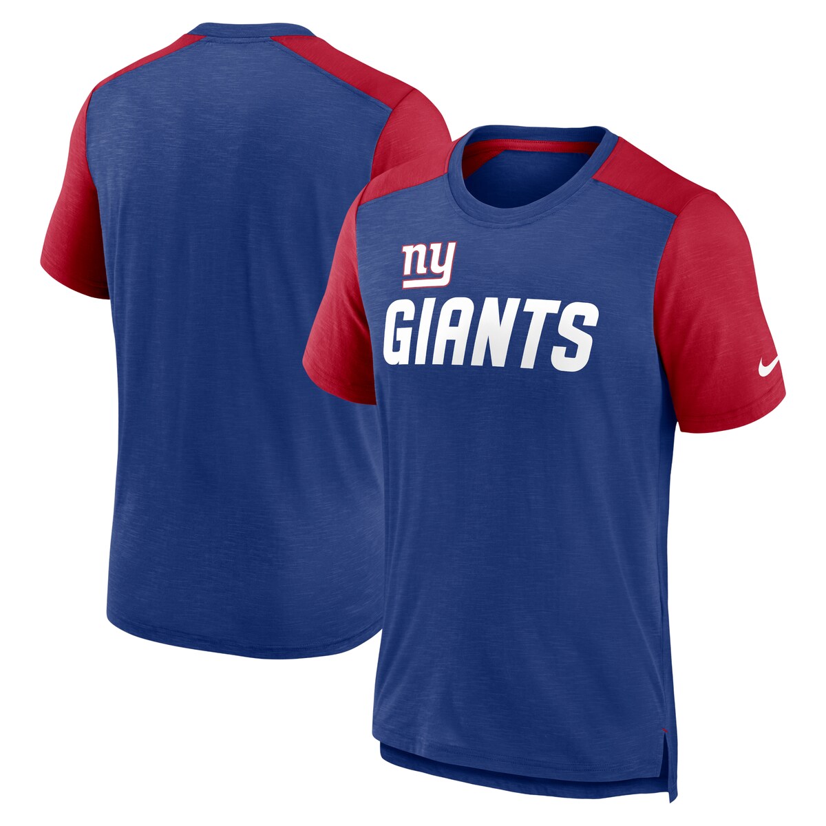 【公式グッズ】NFL ジャイアンツ Tシャツ Nike/ナイキ メンズ ヘザーロイヤル (22 Men's Nike Colorblock Team Name SST)