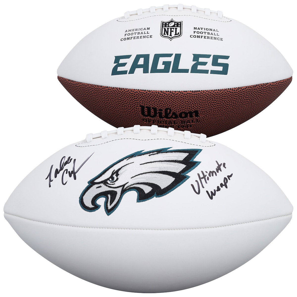 【公式シリアル番号付き】NFL イーグルス ランドール・カニンガム 直筆サイン入り フットボール Fanatics Authentic/ファナティクスオーセンティック (AUT FOOTBALL-WHITE PANEL 46122)｜Fanatics公式ストア 店