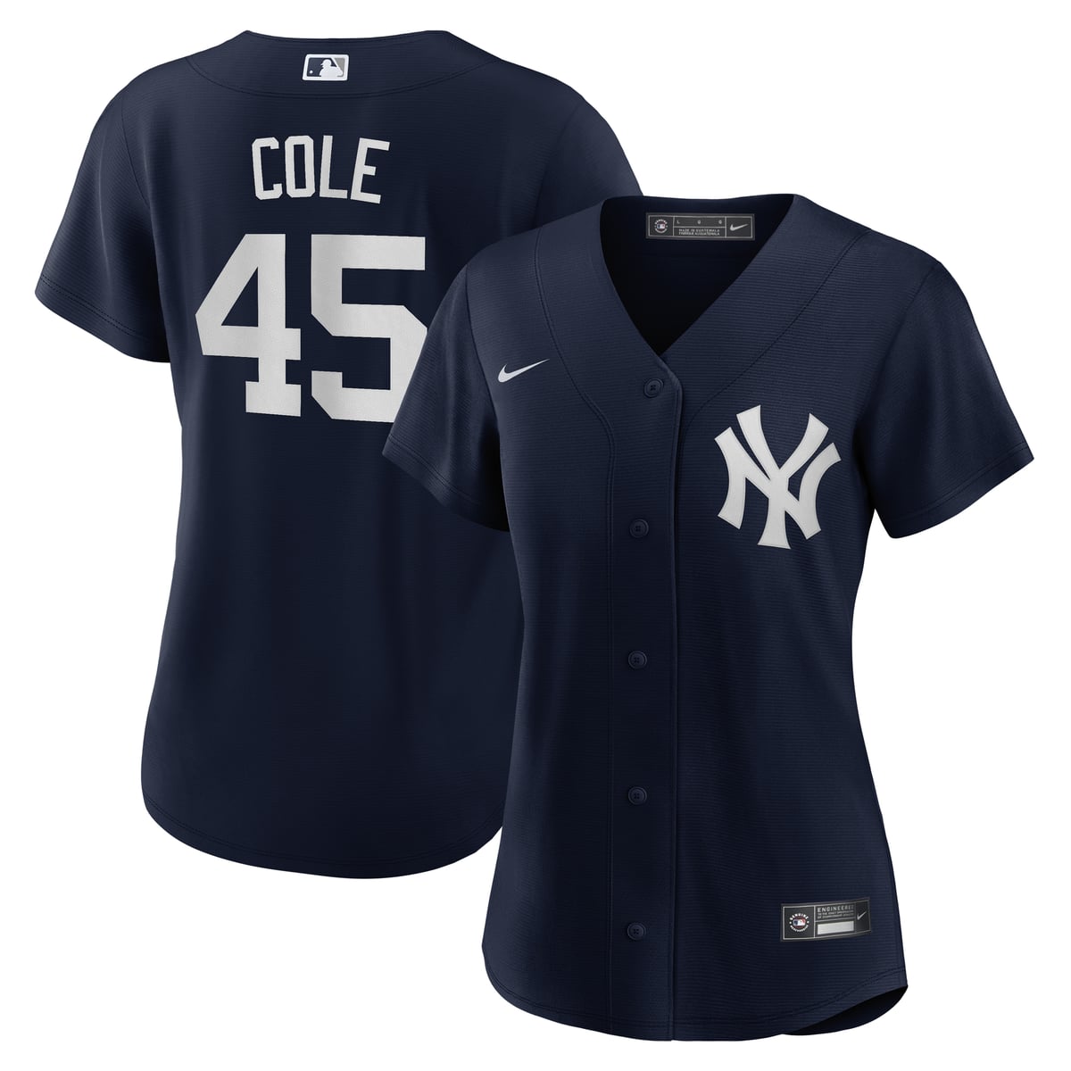 【公式グッズ】MLB ヤンキース ゲリット・コール レプリカ ユニフォーム Nike/ナイキ レディース ネイビー (Women's MLB Nike Official Replica Player Jersey)｜Fanatics公式ストア 店