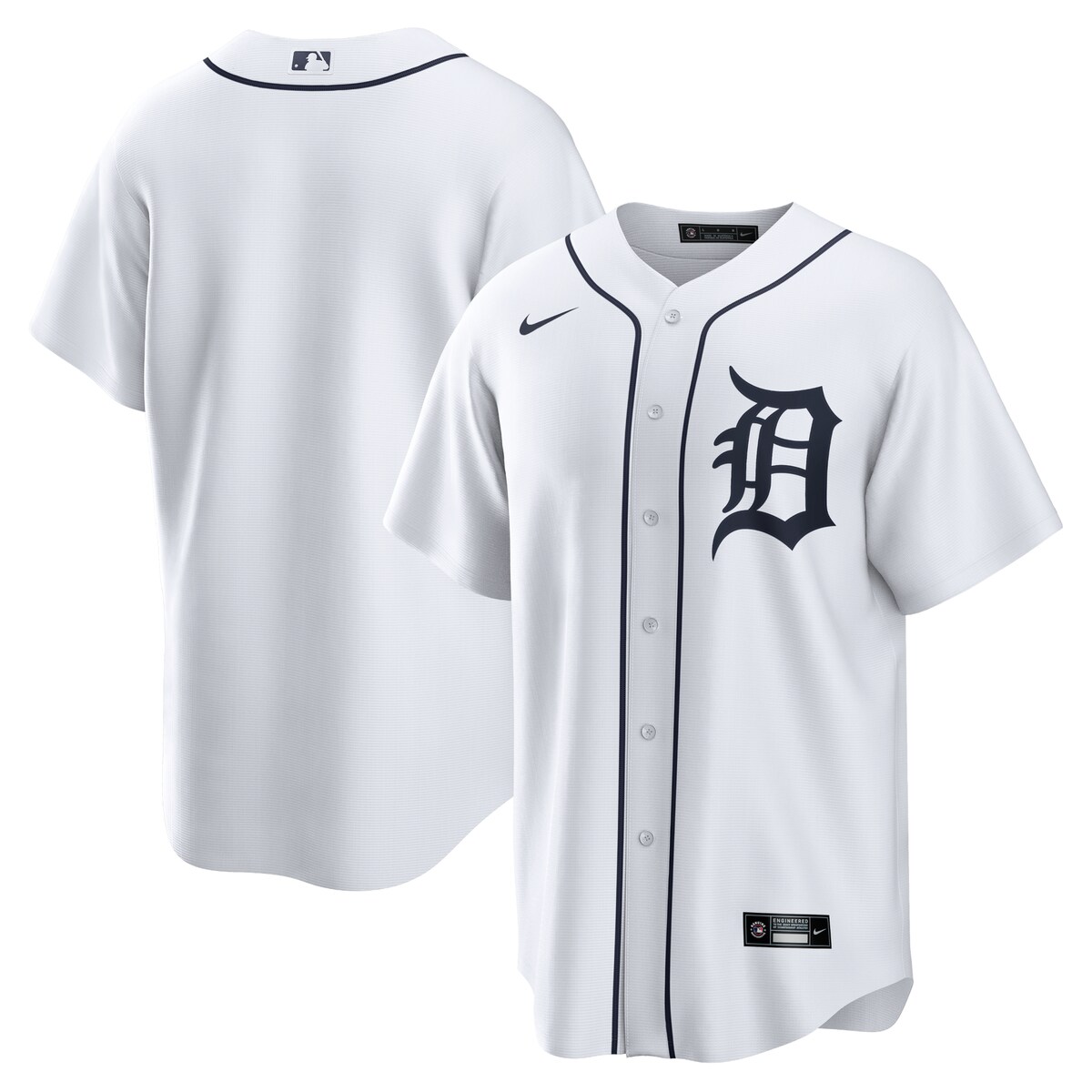 【公式グッズ】MLB タイガース レプリカ ユニフォーム Nike/ナイキ メンズ ホワイト (Men's Nike Replica Team Jersey)