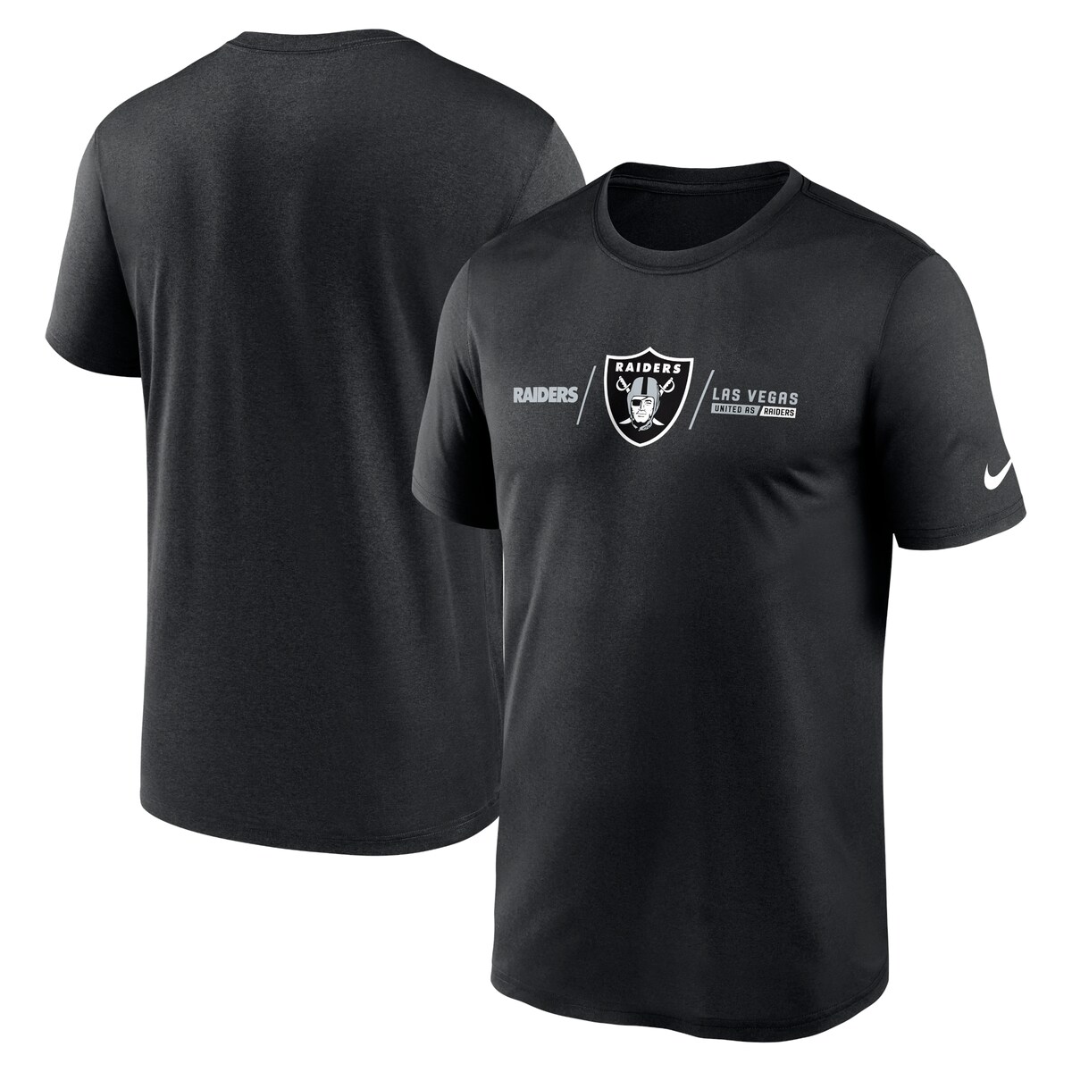 【公式グッズ】NFL レイダース Tシャツ Nike/ナイキ メンズ ブラック (22 Men's Nike Horizontal Lockup Legend SST)