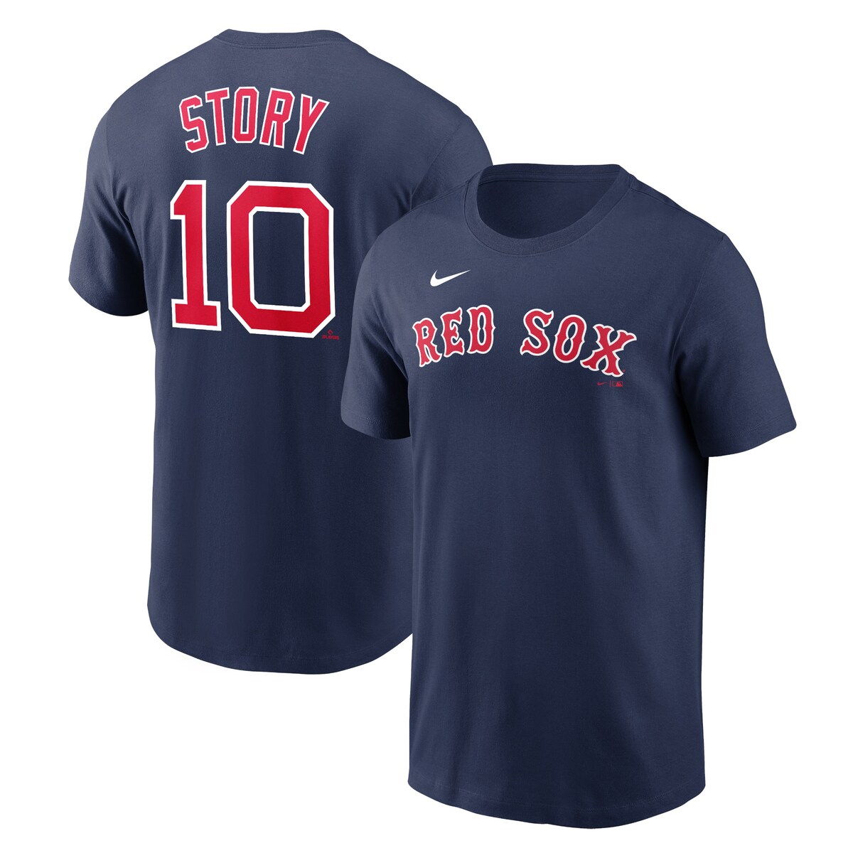 【公式グッズ】MLB レッドソックス トレバー・ストーリー Tシャツ Nike/ナイキ メンズ ネイビー (Men's MLB Nike Name & Number T-Shirt)｜Fanatics公式ストア 店