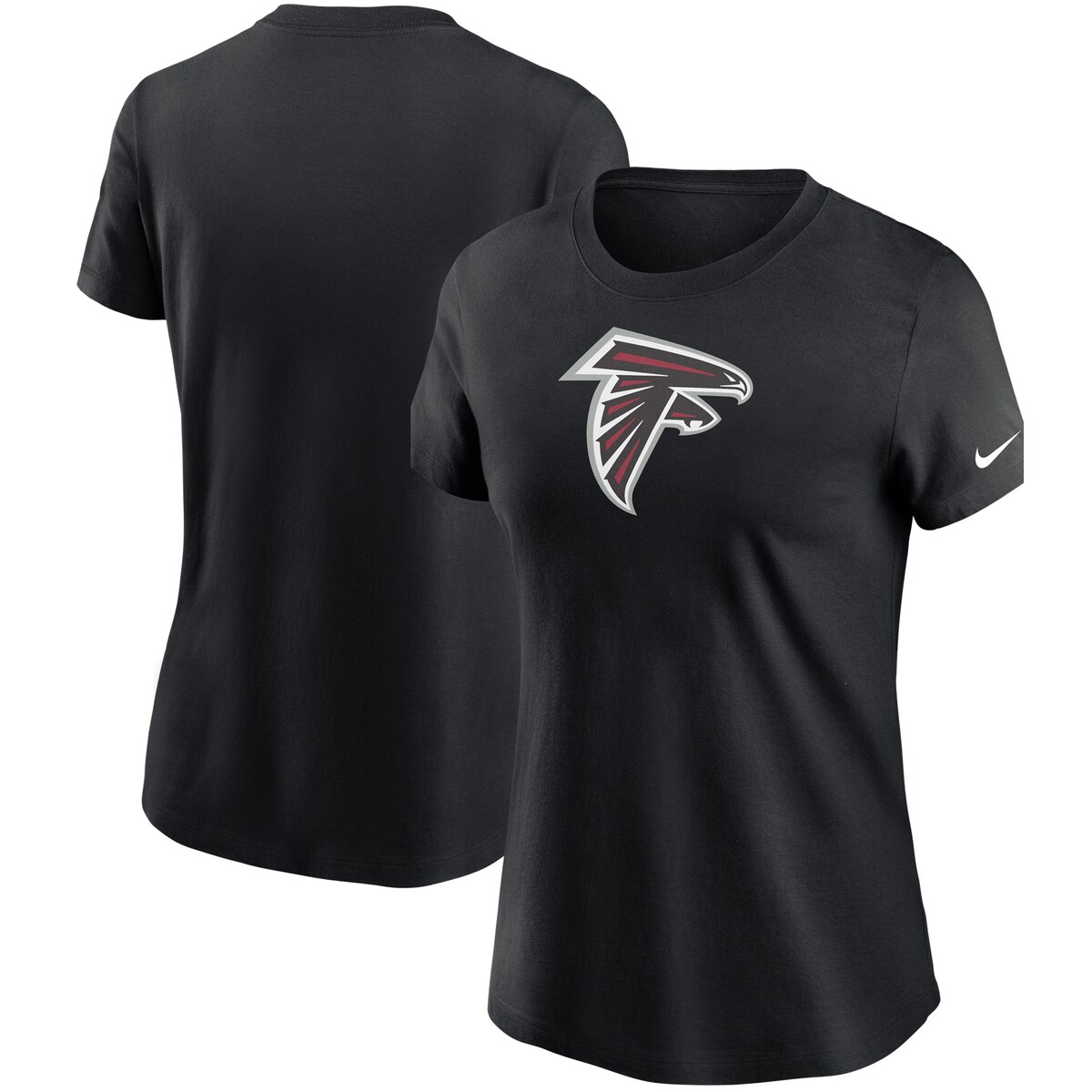 【公式グッズ】NFL ファルコンズ Tシャツ Nike/ナイキ レディース ブラック (Women's Logo Essential Cotton SST)
