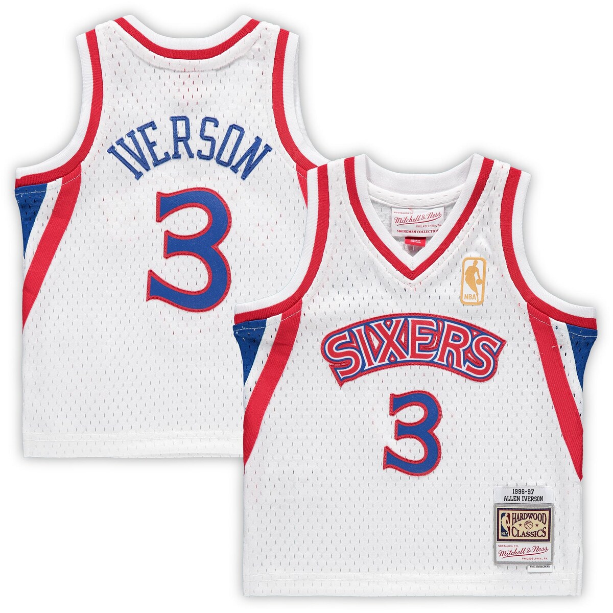NBA ユニフォーム　キッズ　アイバーソン 楽天市場】【公式グッズ】NBA 76ers アレン・アイバーソン