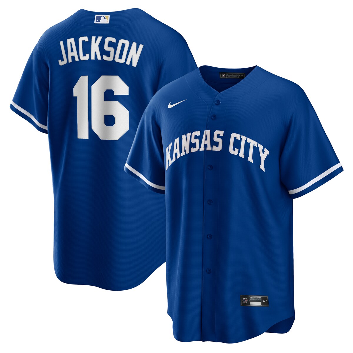 【公式グッズ】MLB ロイヤルズ ボー・ジャクソン レプリカ ユニフォーム Nike/ナイキ メンズ ロイヤル (Men's MLB Nike Official Replica Player Jersey)