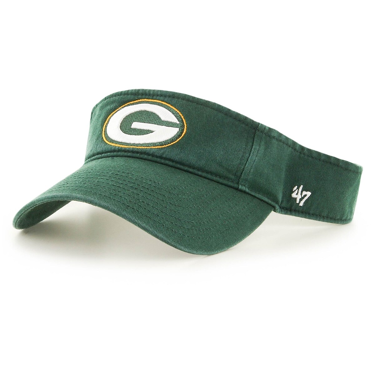 【公式グッズ】NFL パッカーズ サンバイザー '47/フォーティーセブン メンズ グリーン (NFL Clean Up Visor)｜Fanatics公式ストア 店