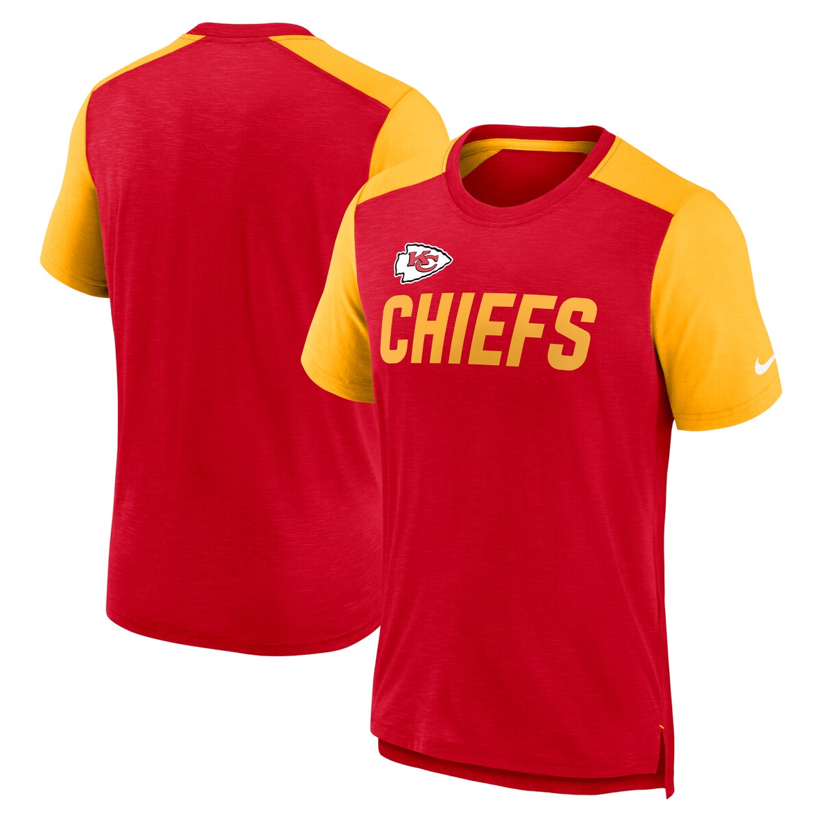 【公式グッズ】NFL チーフス Tシャツ Nike/ナイキ メンズ ヘザーレッド (22 Men's Nike Colorblock Team Name SST) 8,547円