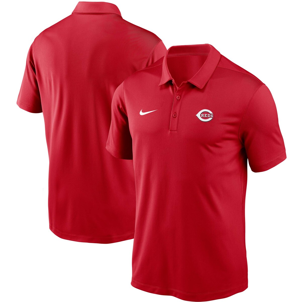 【公式グッズ】MLB レッズ ポロシャツ Nike/ナイキ メンズ レッド (Men's NIKE FRANCHISE POLO- Replen)